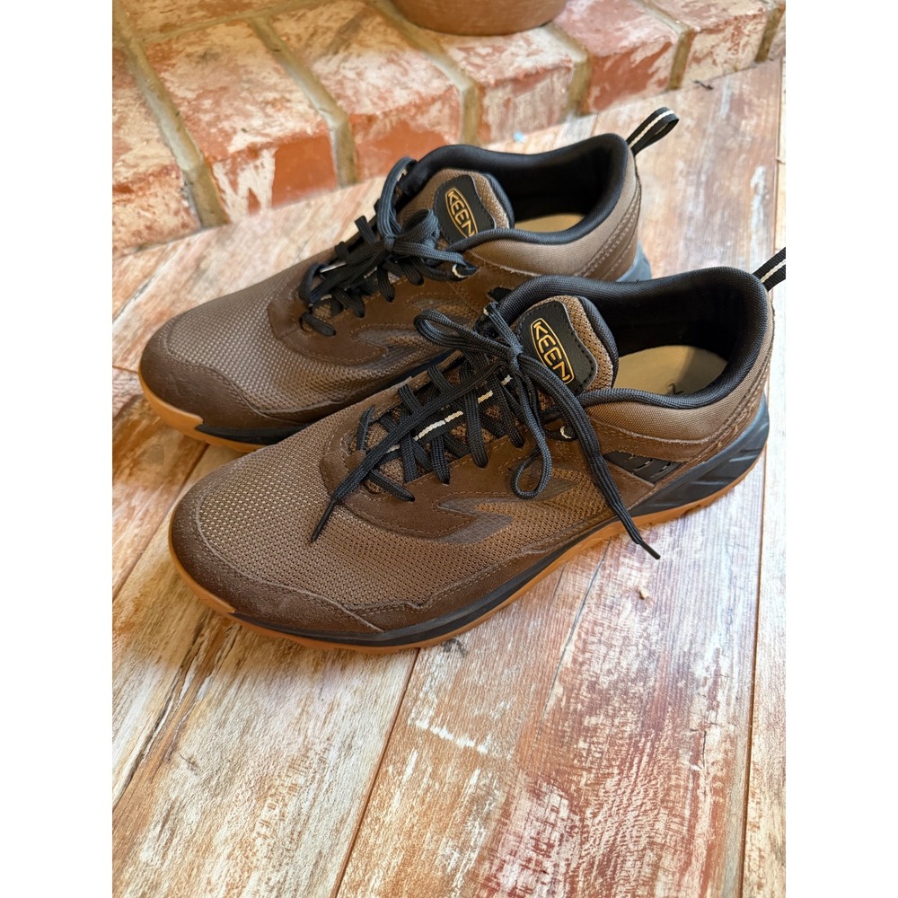 KEEN Hightrail Vented Mens 12 Brown Hiking Trail Shoes 1030356 Dark Earth